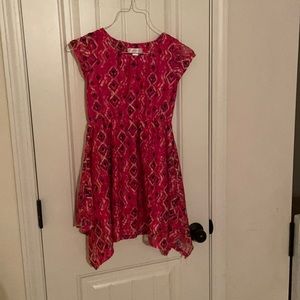 Xhilaration pink with blue dress